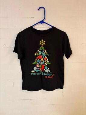 Jurassic World Christmas Dinosaur T Shirt XL Tis The Season To Roar